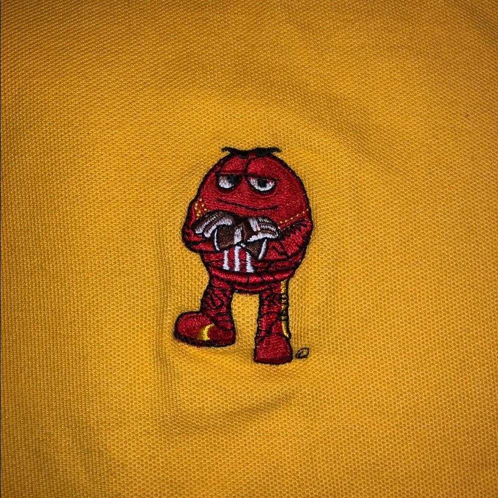 M&m snickers polo shirt
